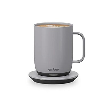 Ember Temperature Control Smart Mug 2, 14 Oz, App-Controlled Heated Coffee Mug with 80 Min Battery Life and Improved Design, GrayModel