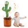 Emoin Dancing Cactus Mimicking Toy,Talking Cactus Repeat What You Say,Sing+Repeat+Dance+Recording,Electronic Dancing Cactus Recording Plush Luminous Toy Decoration for Kids Funny Early Education Toys