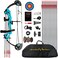Compound Bow Archery for Youth and Beginner, Right Handed,19&rdquo;-28&rdquo; Draw Length,15-29 Lbs Draw Weight, 260 fps