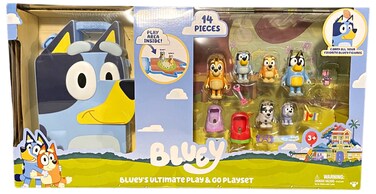 Bluey's Ultimate Play &amp; Go Playset Exclusive 14-Piece Set