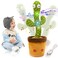 Dancing Cactus Toy USB Charging 120 Songs Repeating and Recording What You Say, Singing and Glowing Plush Cactus, Best Gift for Your Baby&hellip;
