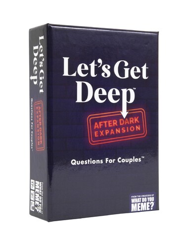 WHAT DO YOU MEME? Let's Get Deep: After Dark Expansion Pack by Relatable, Designed to Add on to The Let's Get Deep Core Game, Great for Couples Gifts, Wedding Registry Gifts, Includes 150 Cards