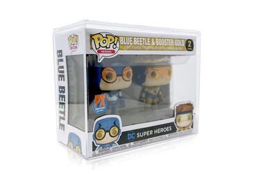 EcoTEK Protectors 2 Funko Pop Protector Hard Case - Crystal Clear, Pack of 2, Heavy Duty, Acid-Free Storage Box and Display Case with Film, Acrylic Protector (2 pcs)