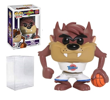 Taz - Space Jam- Vinyl Figure # 414 (Bundled with Compatible Ecotek Pop Box Protector)
