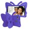 Kids Case for Samsung Galaxy Tab A7 Lite, Shockproof Light Weight Protective Stand Cover for Samsung Galaxy Tab A7 Lite 2021 8.7 Inch Tablet (SM-T225/T220), Cute Butterfly - Purple