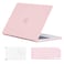EooCoo Case Compatible with MacBook Pro 14 inch 2025 2024-2021 M4 M3 M2 M1 Pro Max Chip, Hard Shell Cases with Keyboard Cover, Screen Protector - Pink