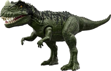 Jurassic World Toys Camp Cretaceous Roar Attack Ceratosaurus Dinosaur Action Figure, Toy Gift with Motion and Sound