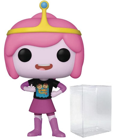 Funko Pop! Animation: Adventure Time - Princess Bubblegum Vinyl Figure (Bundled with Compatible Box Protector Case), Multicolored, 3.75 inches