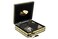 ihvan online Luxury Islamic Prayer Velvet Covered Gift Box, Deluxe 4 Piece Set with Elegant Velvet Covered Quran &amp; Prayer Beads Tesbih &amp; Prayer Rug, Ramadan &amp; Eid Gift, Black