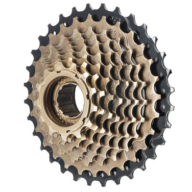 Hycline Bike Freewheel, 6/7/8/9 Speed 14-28T/14-34T/13-32T Bicycle Freewheel Threaded Type Freehub Cycling Replacement Part