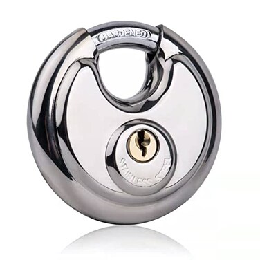 shed disc Locks with Keys Outdoor use disc Weatherproof Heavy Duty Padlock with Key pad Lock for Storage Unit