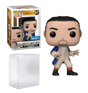 Funko POP! Movies: Hamilton - Alexander Hamilton (Blue Coat) Exclusive (Bundled with EcoTek Protector Case to Protect Display Box)