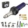 WELDY 110V Weldy 1600W Professional Hot Air Equipment Hot Blast Torch Overlap Air Welding Gun Welder Pistol Tool Hot Air Gun (Weldy heat gun set)