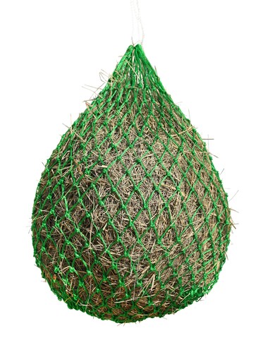 Harrison Howard Slow Feed Hay Net for Horses with 2"x2" Mesh Holes Goat Feeder Bright Green