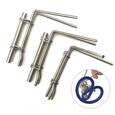 3 Pcs/Set Hydraulic Seal Installation Tool, Hydraulic Cylinder Seal Kit Piston Rod Seal Up U-Cup Universal Specialty Tools For Mechanics J05321 (S/M/L)