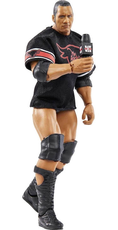Mattel The Rock Top Picks Elite Collection Action Figure with Entrance Lantern, 6-inch Posable Collectible Gift for Fans Ages 8 Years Old &amp; Up