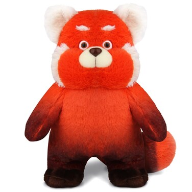 HLENOK 12 inch Red Panda Bear Meilin Anime Figures Plush Doll Toys, Cute Raccoon Stuffed Aminal Plush Doll, Soft Cuddly Cuddle Plushie Pillow Buddy, Cuddlekins, Kids Gifts