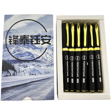Fengtaiyuan 07P18Pro, Gel Ink Rollerball Pens, Black Ink, FIne Point 0.7mm, Writting Pens, Smooth, 18 Pack (Black-0.7mm)