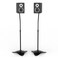 Joy Seeker Speaker Stands 36'' to 44'' Height Adjustable Surround Sound Stand Hold Satellite &amp; Bookshelf Speakers Pair to 7lbs, Compatible with Common Speakers