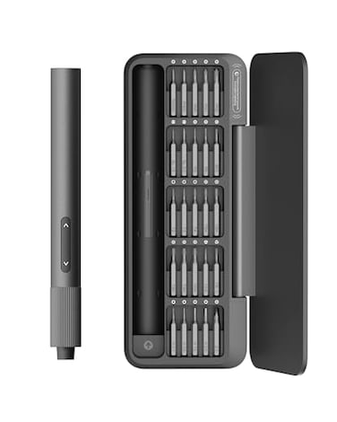 HOTO 25-in-1 Precision Screwdriver Set, 3.7V Electric Screwdriver, Max. 3 N&middot;m Torque, USB-C Rechargeable, Compact Magnetic Tool for Phone, Laptop, Camera, Electronics, DIY Projects, Home Repair