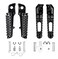 Front Rear Foot Pegs for honda CBR1000RR 2004-2014, CBR600RR 2003-2023, CB1000R 2008-2014 (Front +Rear-Balck)