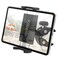 Bike Handlebar Tablet Mount for 4-13" iPad &amp; Phone, Motorcycle Handlebar Tablet Holder with Super C-Clamp for Microphone/Bicycle/Treadmill/Elliptical, Fit for iPad Pro, Air, Mini, iPhone