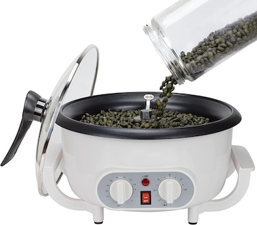 Upgraded Coffee Roaster Machine with Timer, 110V Coffee Roaster for Home Use, Beginner-Friendly Coffee Bean Roaster