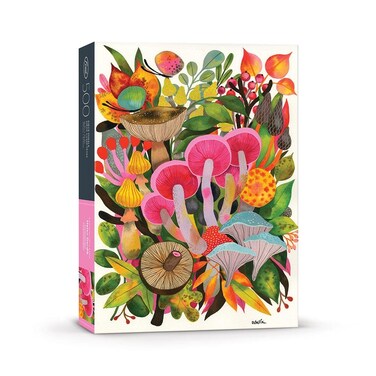 Genuine Fred Mushroom TOOMUCHERY by Helen Dardik, 500-piece Puzzle, 16.5x22.5 inches,Assorted,5289255