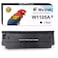 MxVol Compatible Toner Cartridge Replacement for HP 105A 105 W1105A High Yield 3,000 Pages use for HP MFP 137fnw 137fwg 135a 135ag 135fnw 135r 135w 135wg 107a 107r 107w Printer (Black, 1-Pack)