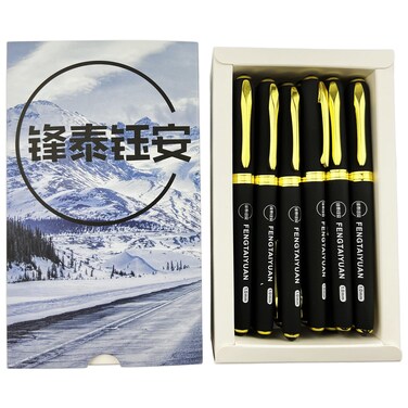 Fengtaiyuan 10P18Pro, Gel Ink Rollerball Pens, Black Ink, Bold Point 1.0mm, Writting Pens, Smooth, 18 Pack (Black-1.0mm)