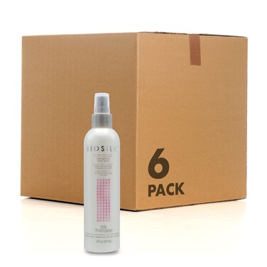 BioSilk for Dogs Silk Therapy Detangling Plus Shine Protecting Mist for Dogs   Best Detangling Spray for All Dogs &amp; Puppies for Shiny Coats and Dematting   8 Oz - Pack of 6
