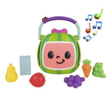 CoComelon Musical Vegetable Basket - Activate Sounds from The Show Like &ldquo;Yes Yes Vegetables&rdquo; - Toys for Kids and Preschoolers