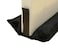 Home Under Door Draft Stopper, 24 to 38 Inch Adjustable Draft Stoppers, Blocks Dust Wind Light Noise (Black)