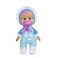 Cry Babies - Tiny Cuddles Happy Flower Mila 9" Baby Doll with Daisy Flower Themed Pajamas - Ages 18+ Months