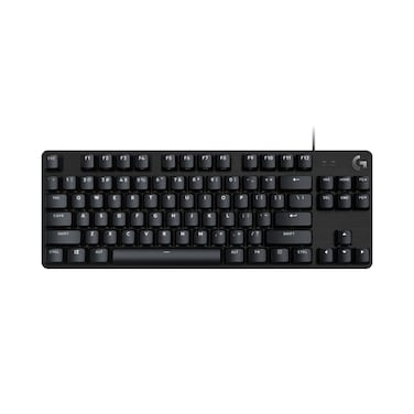 Logitech G413 TKL SE Mechanical Gaming Keyboard - Compact Backlit Keyboard with Tactile Mechanical Switches, Anti-Ghosting, Compatible with Windows, macOS - Black Aluminum