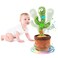 Dancing Cactus Smart Toy, Talking Mimicking Repeating Mocking Singing Repeats What You Say Babies Toy, Catus Mimic Toy Rechargeable Toys Gifts for Baby