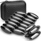 Dilabnba Fidget Toy Hematite Stone Magnet Ferrite Putty Eggs for Adults, Magnetic Fridge Magnets Oval Rocks for Refrigerator, Home, Office, Gadget, Desk Toy Decoration (24PCS)