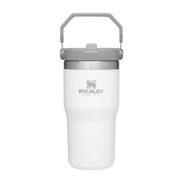 Stanley IceFlow Stainless Steel Tumbler with Straw - Vacuum Insulated Water Bottle for Home, Office or Car - Reusable Cup with Straw Leak Resistant Flip - Cold for 12 Hours or Iced for 2 Days (Polar)