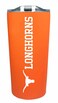 Campus Colors NCAA Stainless Steel Tumbler perfect for Gameday - 18 oz - Double Walled - Keeps Drinks Perfectly Insulated (Texas Longhorns - Texas Orange)