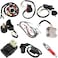 Complete Wiring Harness kit for ATV Quad 4 Stroke 50cc 70cc 90cc 110cc 125cc Pit Quad Dirt Bike Go Kart Quad Wire Harness Complete Electrics Stator Coil CDI Solenoid Relay Spark Plug, Lead