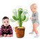 Dancing Cactus,Talking Cactus Toy,Cactus Baby Toy,Dancing Cactus Mimicking Toy Repeats What You Say,Electronic Dancing Cactus Toy with Lighting,Singing Cactus for Kids,Talking Cactus Baby Toys