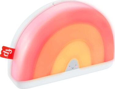 Fisher-Price Baby Toy Soothe &amp; Glow Rainbow Sound Machine Soother with Music Lights &amp; Timers for Newborns Ages 0+ Months