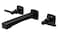 Wall Mount Bathroom Sink Faucet, Solid Brass Wall Faucet with Two Cross Handles, Rough in Valve Included, KOTTISAARI (Lever-Oil Rubbed Bronze)
