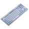 DURGOD Taurus K320 TKL Mechanical Keyboard   87 Keys Tenkeyless   USB C Wired   Doubleshot PBT Keycaps   Programmable Keys   NKRO Rollover   Windows &amp; Mac (Haze BlueCherry Brown)