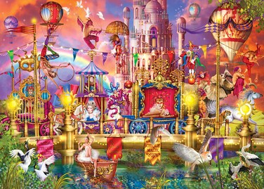 RoseArt - Kodak Premium - Magic Circus Parade - 3000 Piece Jigsaw Puzzle for Adults