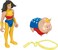Fisher-Price DC League of Super-Pets Preschool Toys Wonder Woman &amp; PB Poseable Figure Set for Pretend Play Kids Ages 3+ Years