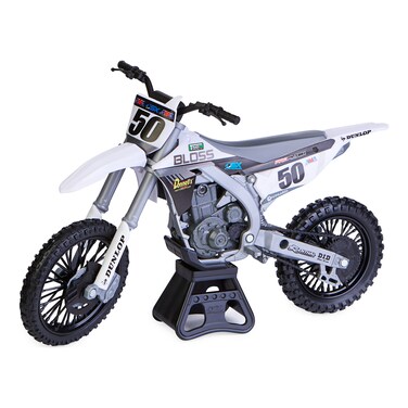 Supercross, Authentic Benny Bloss 1:10 Scale Collector Die-Cast Motorcycle Replica with Display Stand