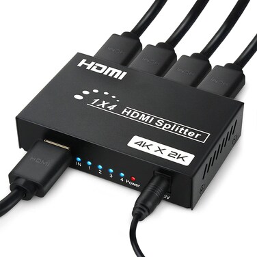 HDMI Splitter 1 in 4 Out, 4Kx2K @30Hz