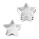 UPware Patriotic Star Shaped Dessert Bowls, Melamine Small Serving Bowl for Dessert, Snack, Ice Cream, Nuts or fruit, White, 5.5 Inch, Set of 4