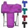 Harrison Howard 600 Denier Splash-Resistant Protective Saddle Cover Protection from Scratches, Direct Sunlight, and Dust/Debris Keeps Saddle in Pristine Condition-Purple